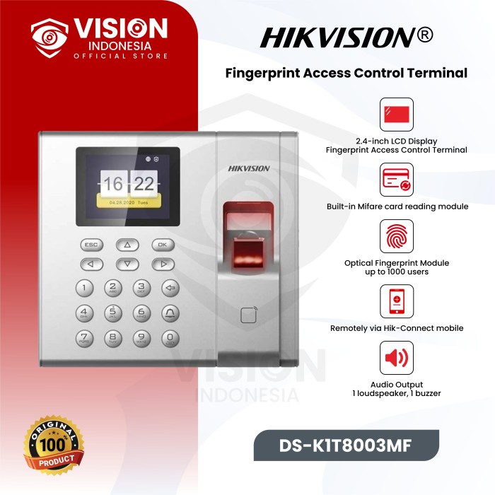 HIKVISION FINGERPRINT ACCESS CONTROL DS-K1T8003MF