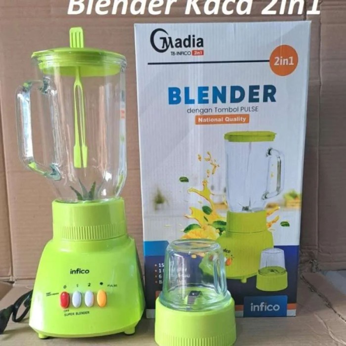 INFICO MADIA T8 BLENDER 2 IN 1 DRY LL KACA XER PELUMAT