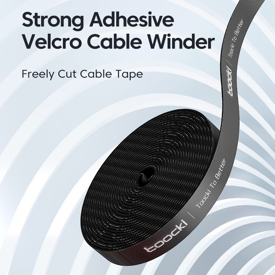 

Toocki Pengikat Kabel Velcro Strap Organizer Wire Winder Tearable - TZDYX-YJD01
