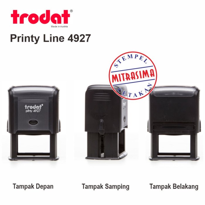 

Stempel Trodat 4927 ( Model Persegi )