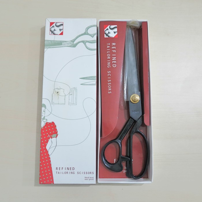 

Gunting Potong Bahan Kain FS REF INED 12" Inch Tailoring Scissors