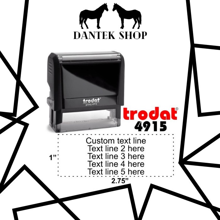

Stempel Otomatis Trodat Printy 4915 + Letter
