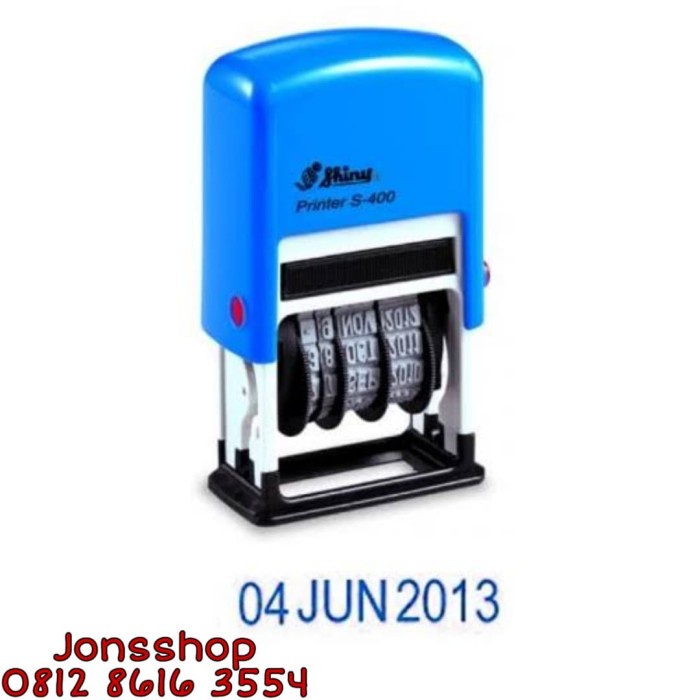 

STAMPEL TANGGAL SHINY MINI DATER S - 400 ( STAMPEL TANGGAL )