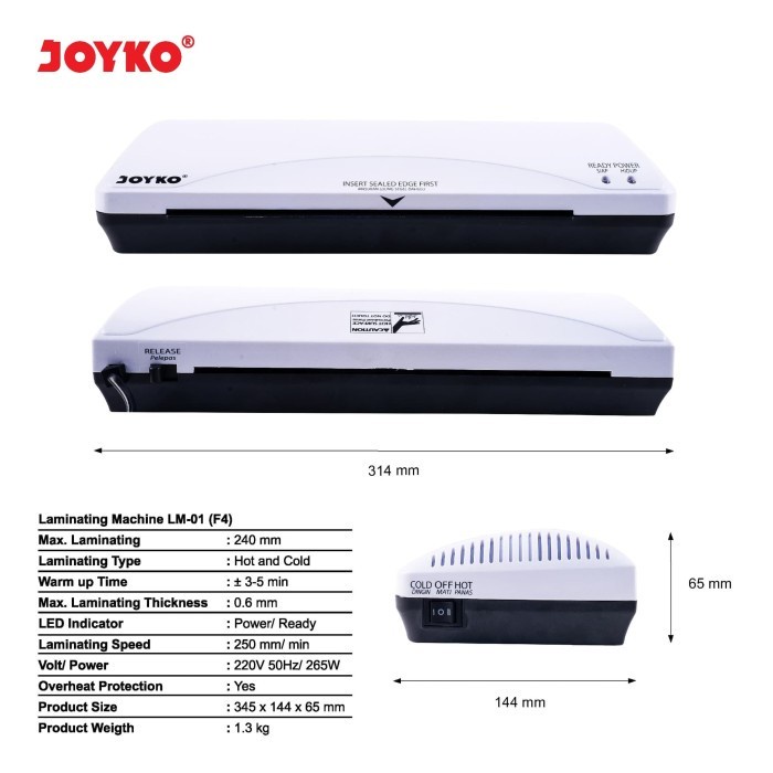 Laminating Machine / Mesin Laminating Lm 01 F4 Folio