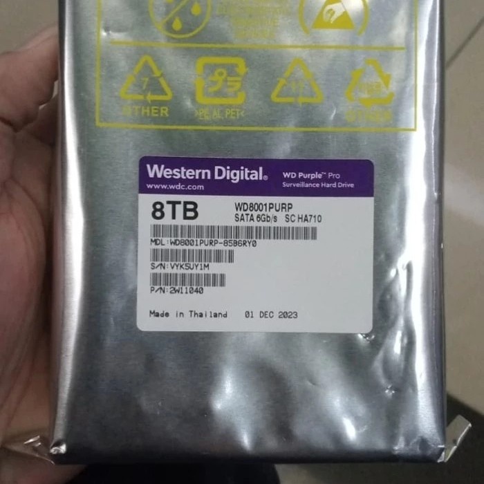 WD PURPLE 8TB ORI