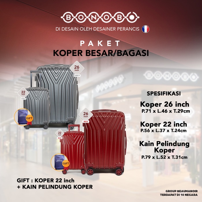 BONOBO LUGGAGE 22" & 26"