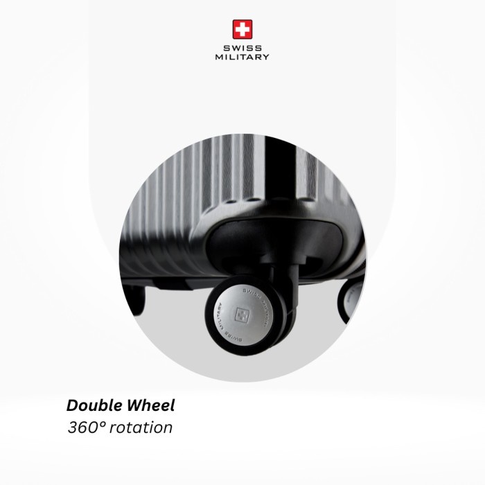 Swiss Military Solio Travel Luggage 18" & 26" Tas Koper