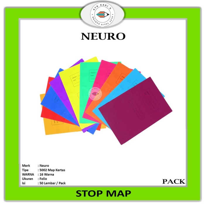 

NEURO - Stopmap 5002 16 Warna Dijual - Pack Kode 1302