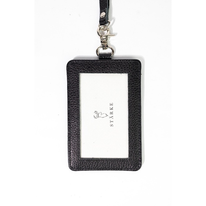 

ID Card Holder Kulit Asli Leather Name Tag Hustle Hog Hitam Tekstur Kode 1315