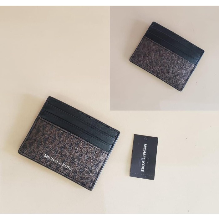 

Dompet Kartu Branded Original MK Cooper Card Holder Brown / Black (no tag) Kode 187