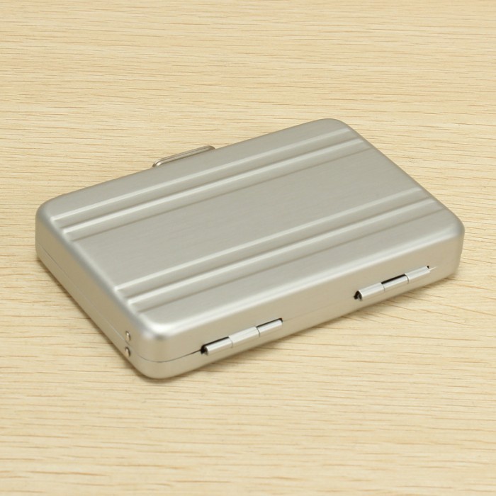 

Aluminum Business Credit Cards Box Mini Suitcase Card Holder Kode 374