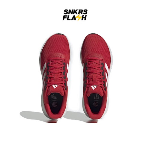 ADIDAS Runfalcon 3 Red White Sepatu Lari Pria - HP7547 - Size 44.7