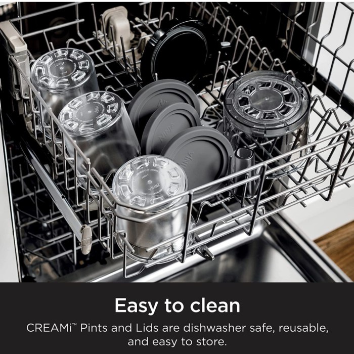 NINJA CREAMI REPLACEMENT TUBS 470ML NINJA ICE CREAM TUB