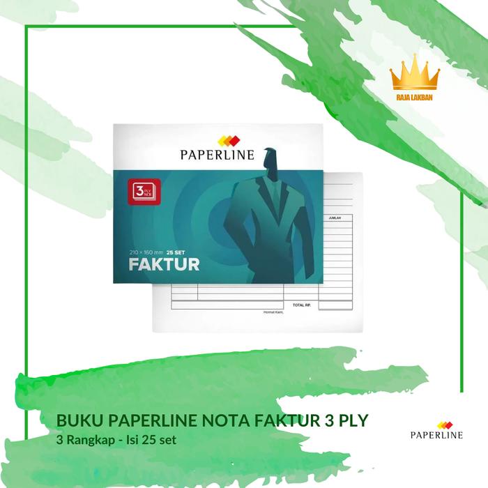 

Buku Faktur Nota Paperline 3 Ply/ 3 Rangkap - Pcs