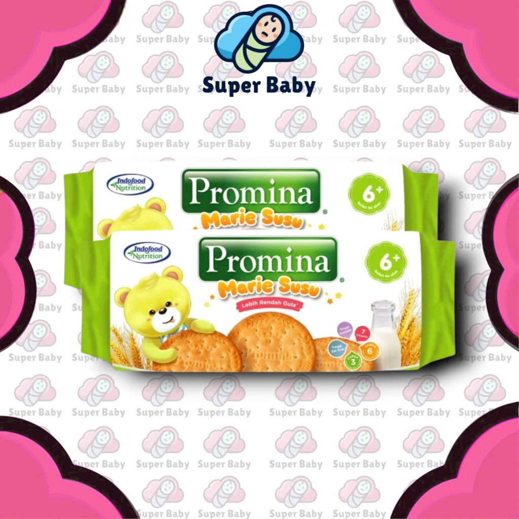 BISKUIT BAYI PROMINA BABY BISCUIT MARIE SUSU ROLL 150gr USIA 6 BULAN+