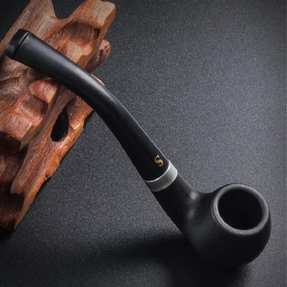 SANDA Pipa Rokok Tembakau Cangklong Tobacco Pipe Vintage 120mm - SD101