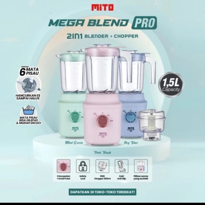 BLENDER BL300 BL-300 BL 300 OPPER GARANSI KAPASITAS 1.5 LITER