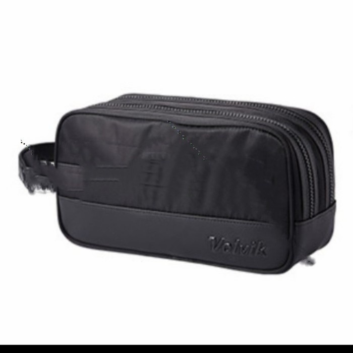 Brand New Tas Tangan Golf Volvik Premium Pouch - Hitam MILIKI