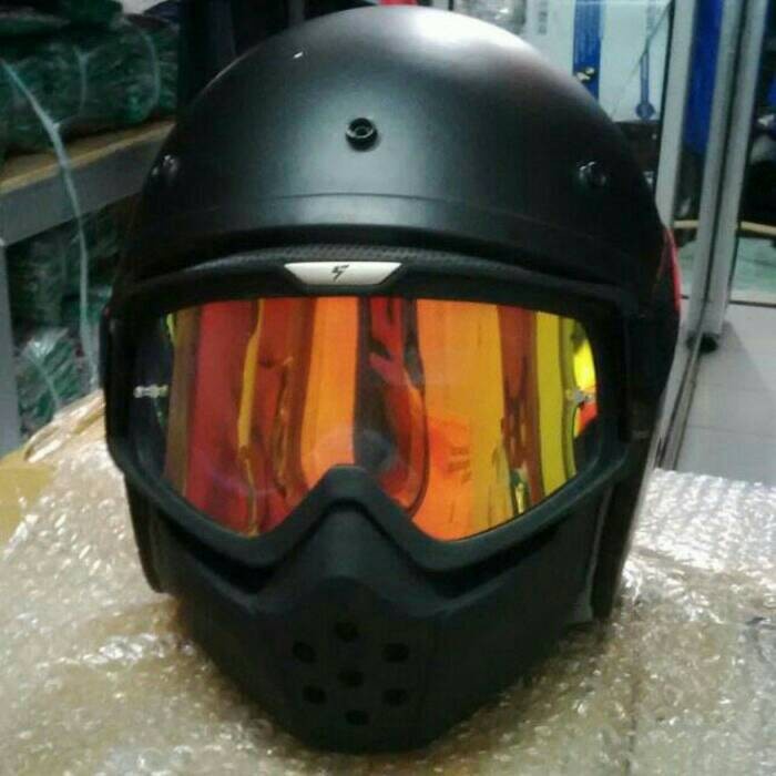 LY100 Google MASK/Kacamata Cross Terbaru dengan Masker