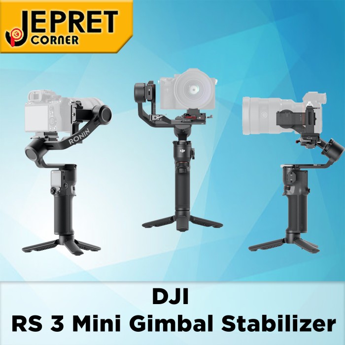 terbaru  dji ronin s3 mini / dji rs3 mini / dji rs 3 mini gimbal stabilizer ready