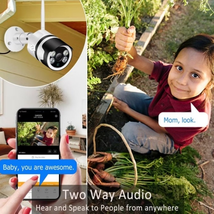 Ip Camera Cctv Bulb Wifi Panoramic V380 Lampu Bohlam Vr Spy Cam Owlcam