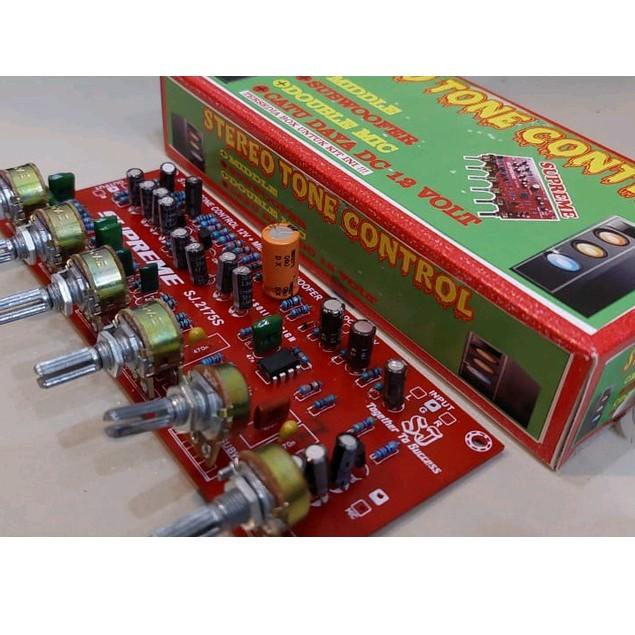TONE CONTROL STEREO MIDLE + SUBWOFER DC 12V PLUS MIC