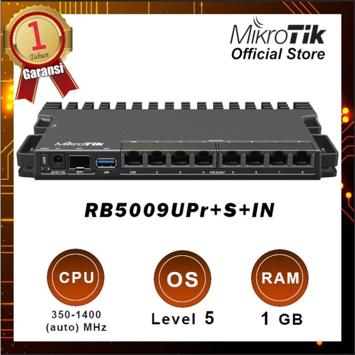 kroTik RB5009UPr+S+IN RB5009 5009UPr router