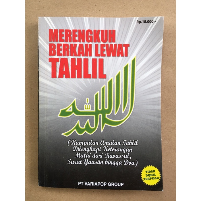 

HOT SALE! Merengkuh Berkah Lewat Tahlil