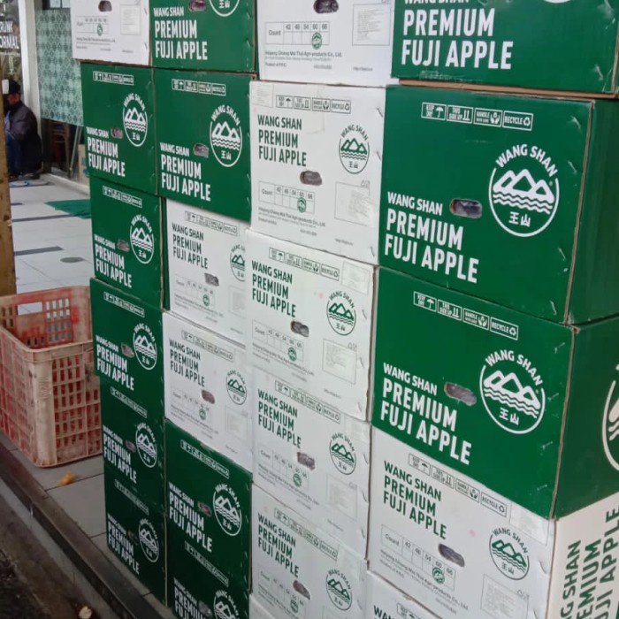 HOT SALE Kardus bekas buah apel wangshan/packing/buah ukuran 50x30x23