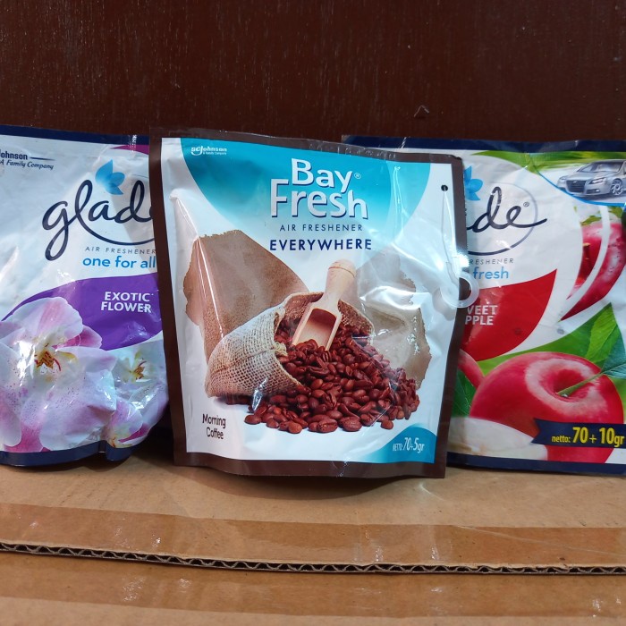 glade/bayfresh air freshener gantung random.