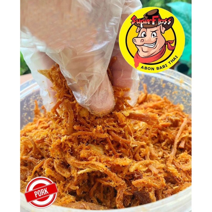 

Non Halal-Abon Babi Super Floss ala Thailand 250gr