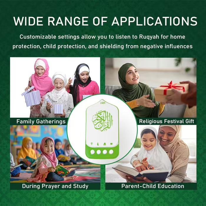 

Ready Speaker Murottal Al Quran Lampu Tidur 24 Jam Quran Surah,Rizik Ayaht,Zikir ,Ruqyah List