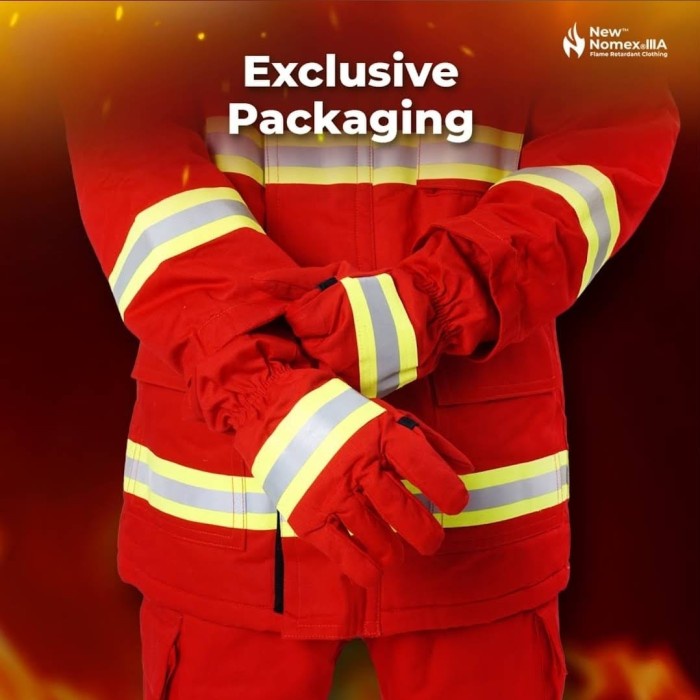 Baju Pemadam Kebakaran Nomex iiia Original Bersertifikat Fireman Suit