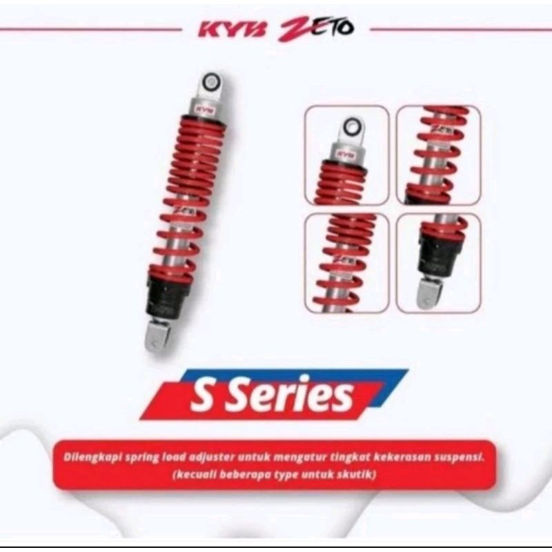 (GC) Produk Baru (Ready Stok)ShockBreaker Vario 125 /Vario 150 ZT5061R KYB ZETO SPRING ADJUSTER -