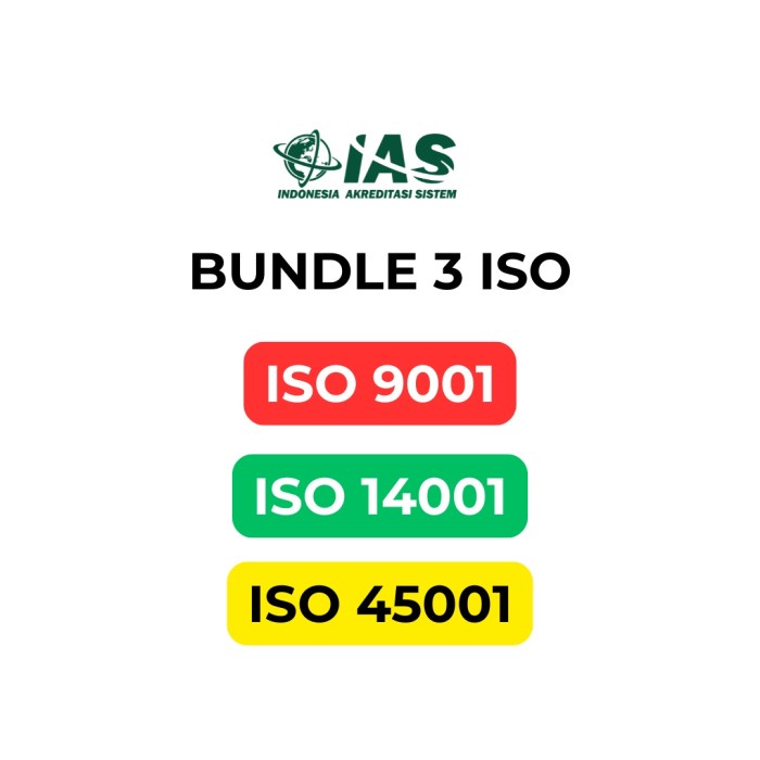 

Bundle 3 Sistem ISO (9001, 14001,45001)