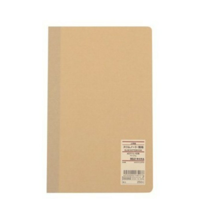 

MUJI - Hq Paper Slim Notebook/Plain Buku Polos
