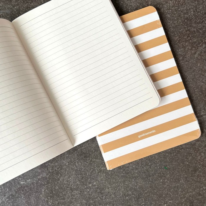 

Notebook Stripes - Brown - Goodmoments