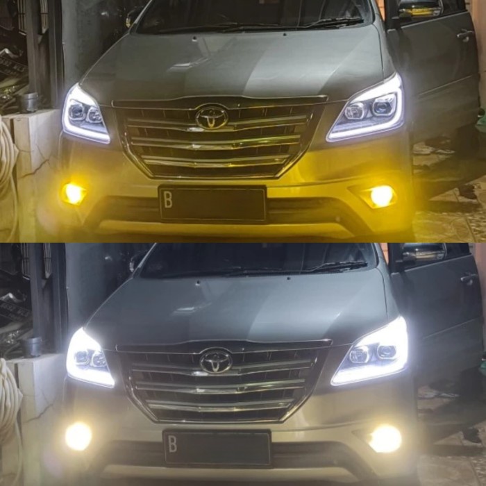 Spesial Foglamp Led 3 Warna H3 H27 Hb4 - Fog Lamp Lampu Kabut Tri Color Colors