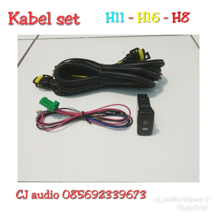 Sale Kabel Set Lampu Kabut Fog Lamp Foglamp All New Ertiga 2018 2019