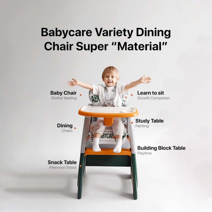 Bc Babycare Kursi Makan Bayi Portable Baby High Chair Meja Lipat