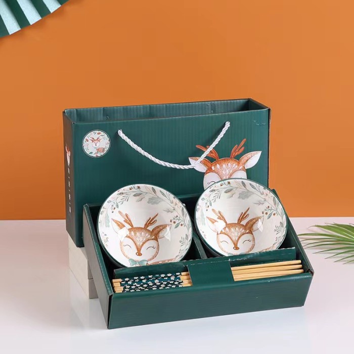 JKT Mall Hampers Piring Mangkuk Set Japanese Style / Eiko Japanese Style Bowl / Mangkuk Set / Piring