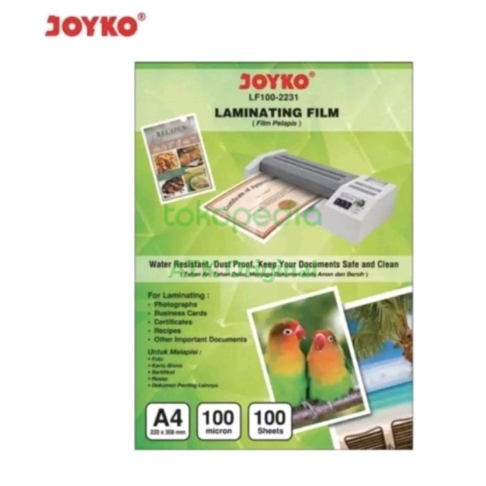 

Plastik Laminating A4 Joyko