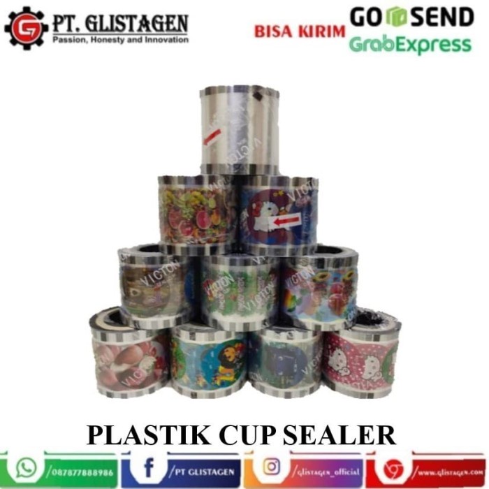 HOT SALE! Plastik Cup Sealer / Plastik Roll Gelas Lid / Plastik Tutup Gelas Cup