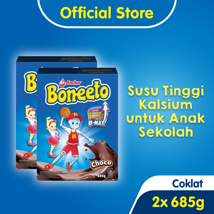 

Boneeto Susu Bubuk Cokelat 2 x 685g- Daya Pikir dan Tubuh Aktif