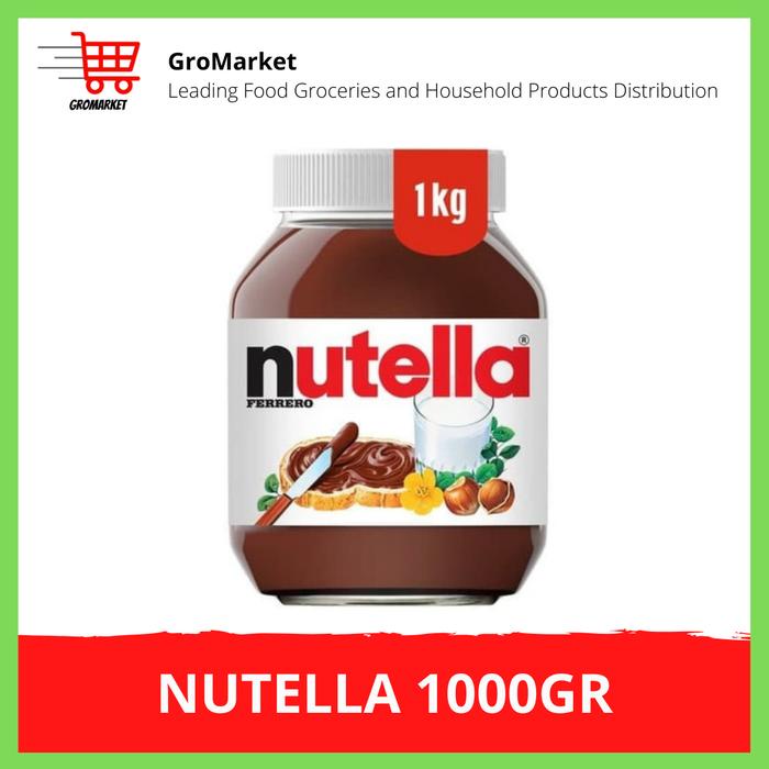 

Nutella Hazelnut Spread Cocoa Selai 1000 gram