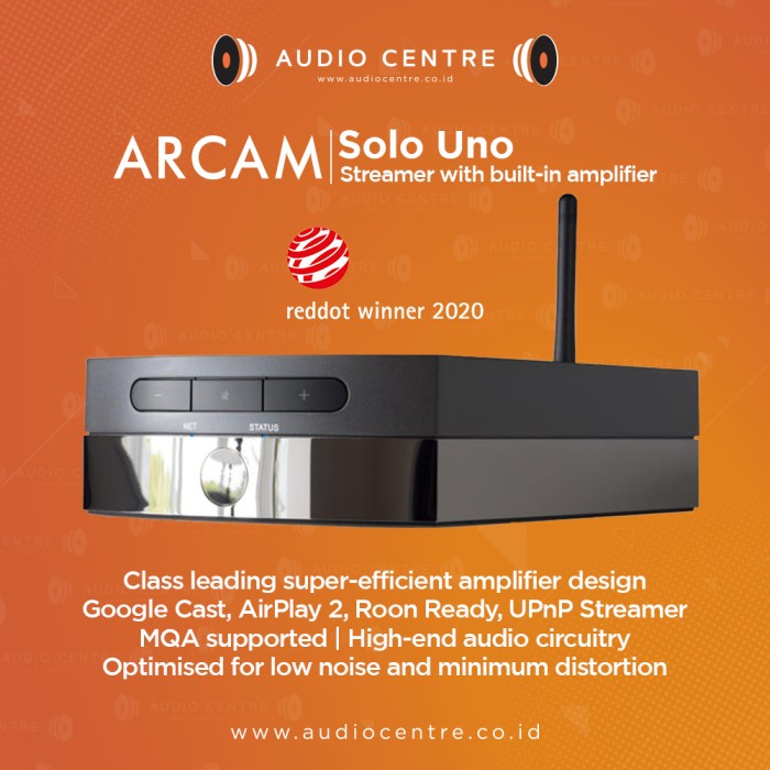 Arcam Solo Uno Streaming Amplifier Streamer Amplifier Harga Promo