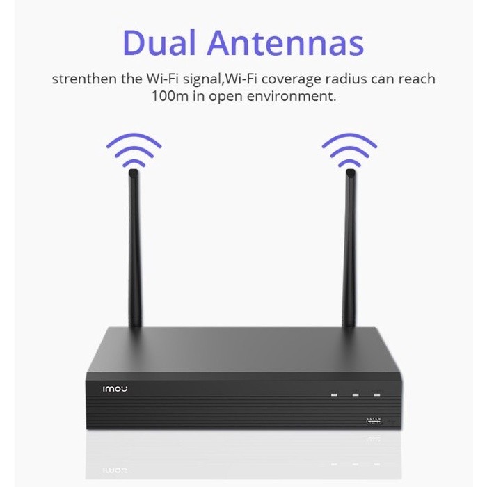 NVR Imou CCTV IP Camera Recorder Wireless 8 annel Garansi