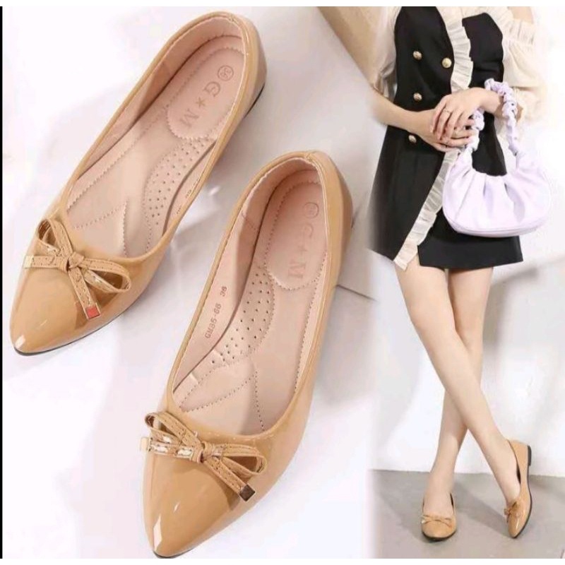 CUCI GUDANG Sepatu Sneakers Wanita Sepatu Putih Wanita FREYA Korean Style Coocok untuk Ngemall