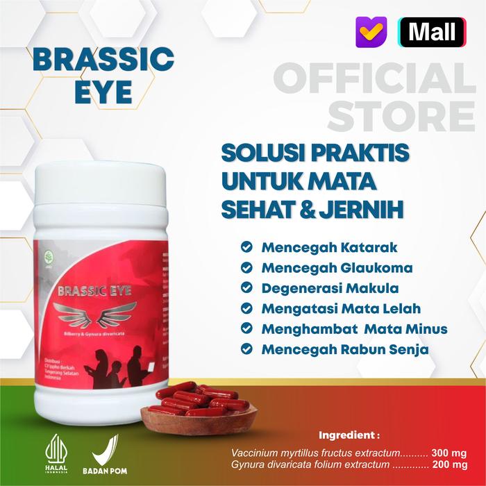 Brassic Eye Bilberry Ekstrak Vitamin Mata 40 kapsul