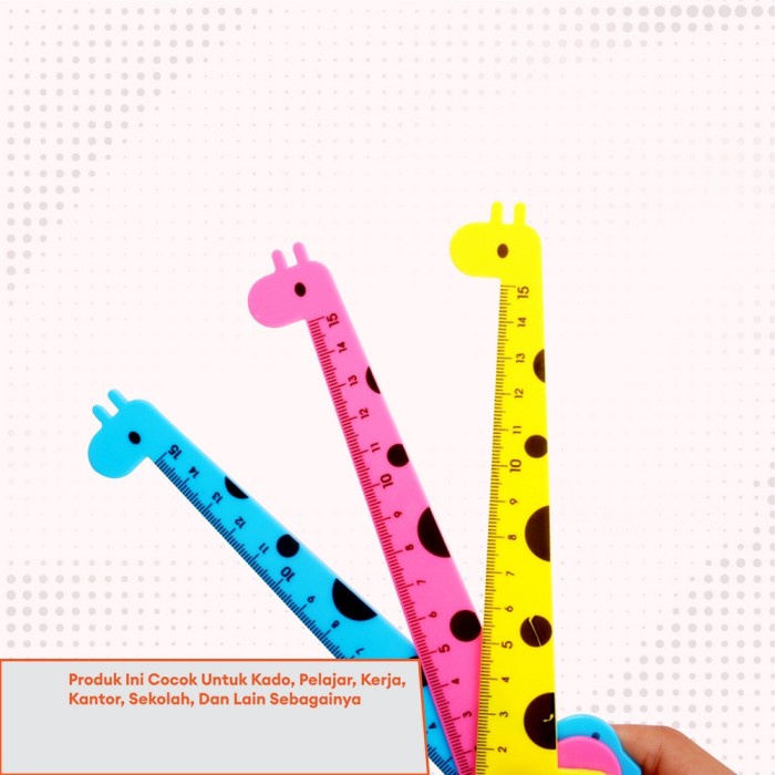 

Tseloop-A66 Penggaris Plastik 15Cm Set Isi 4 Alat Tulis Sekolah Kantor